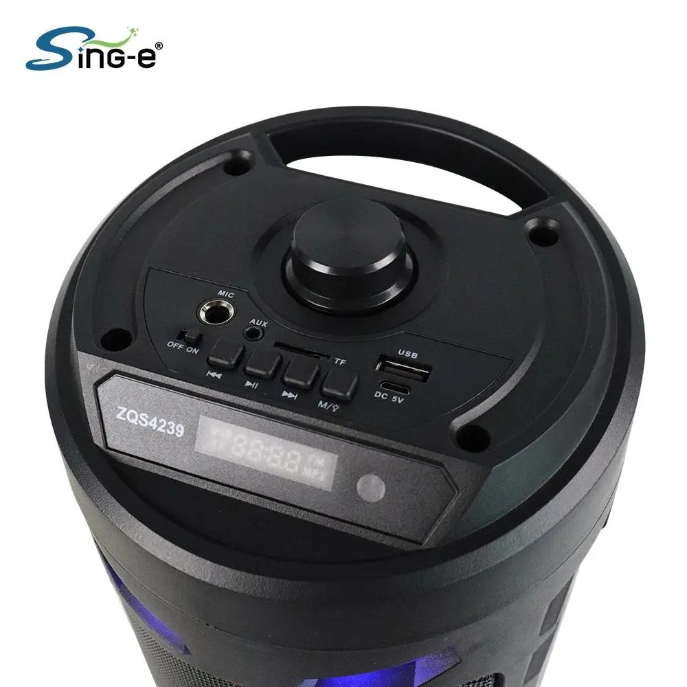 ZQS ZQS4239 Enceinte Bluetooth Portable Super Bass Karaoké avec Microphone — image 2
