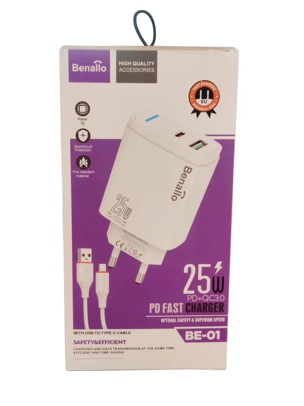 Chargeur Benalo type-c 25W BE-01 — image 1