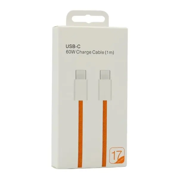 cable 17 PRO-MAX type-c to type-c 60W 1M Iphone — صورة 2