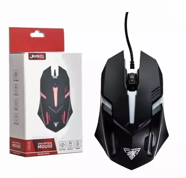 Jedel Souris Filaire Optique USB 3D pour Ordinateur Lumineuse RGB M66 — image 2