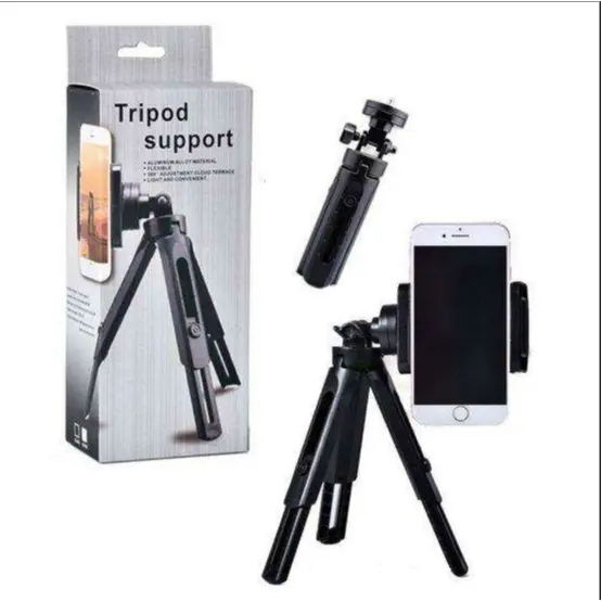 tripod support 360 Degree Rotation Mini Tripod Support Standar for DSLR el téléphones — image 1